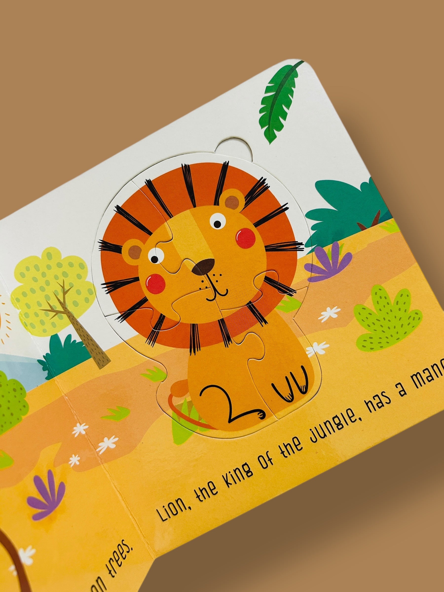 Jungle Animals Puzzle Board Book