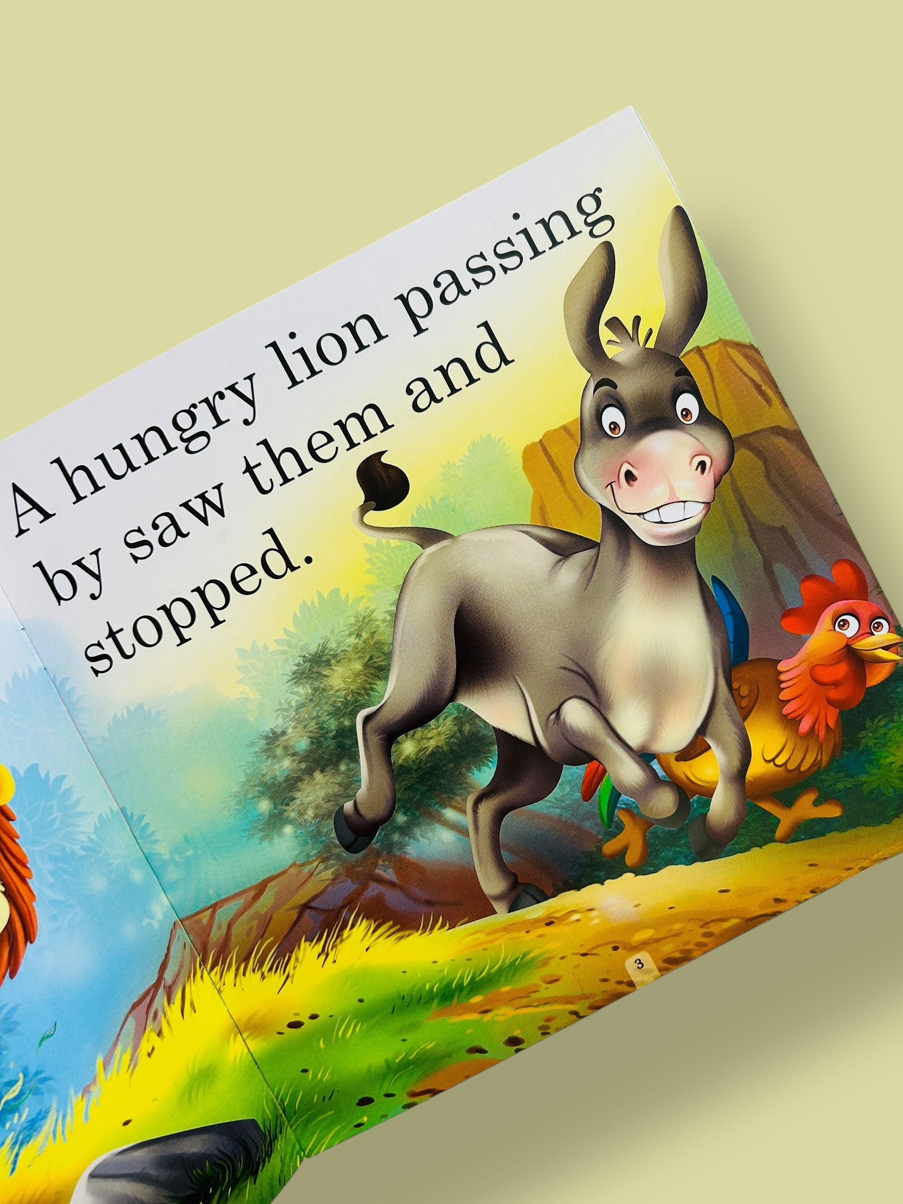 The Lion, The Cock And The Donkey