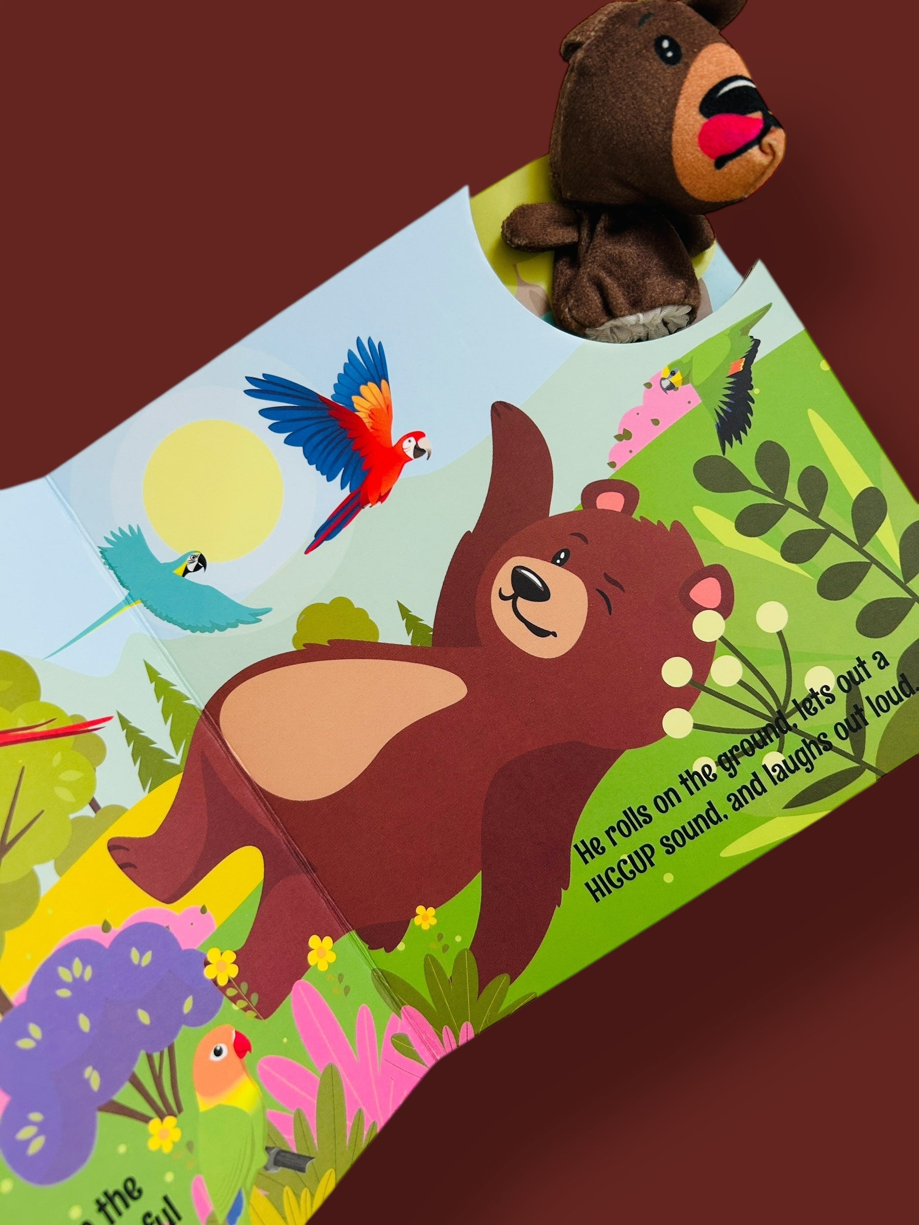 Bruce the Bear - Puppet Book