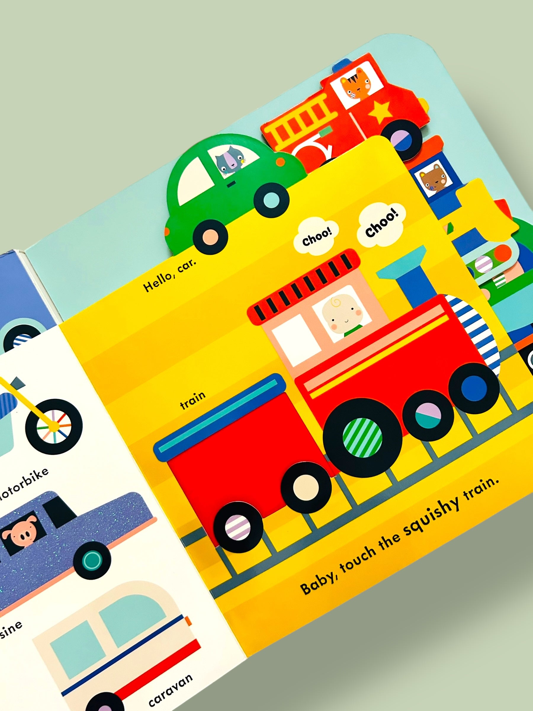 Baby Touch : Vehicles Tab Book
