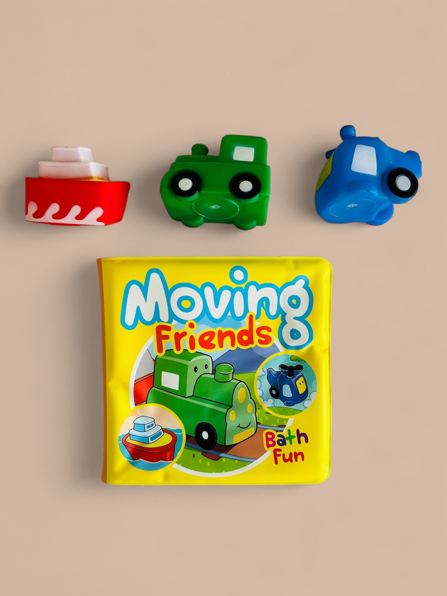 Moving Friends Bath Book with 3 Toys Pack