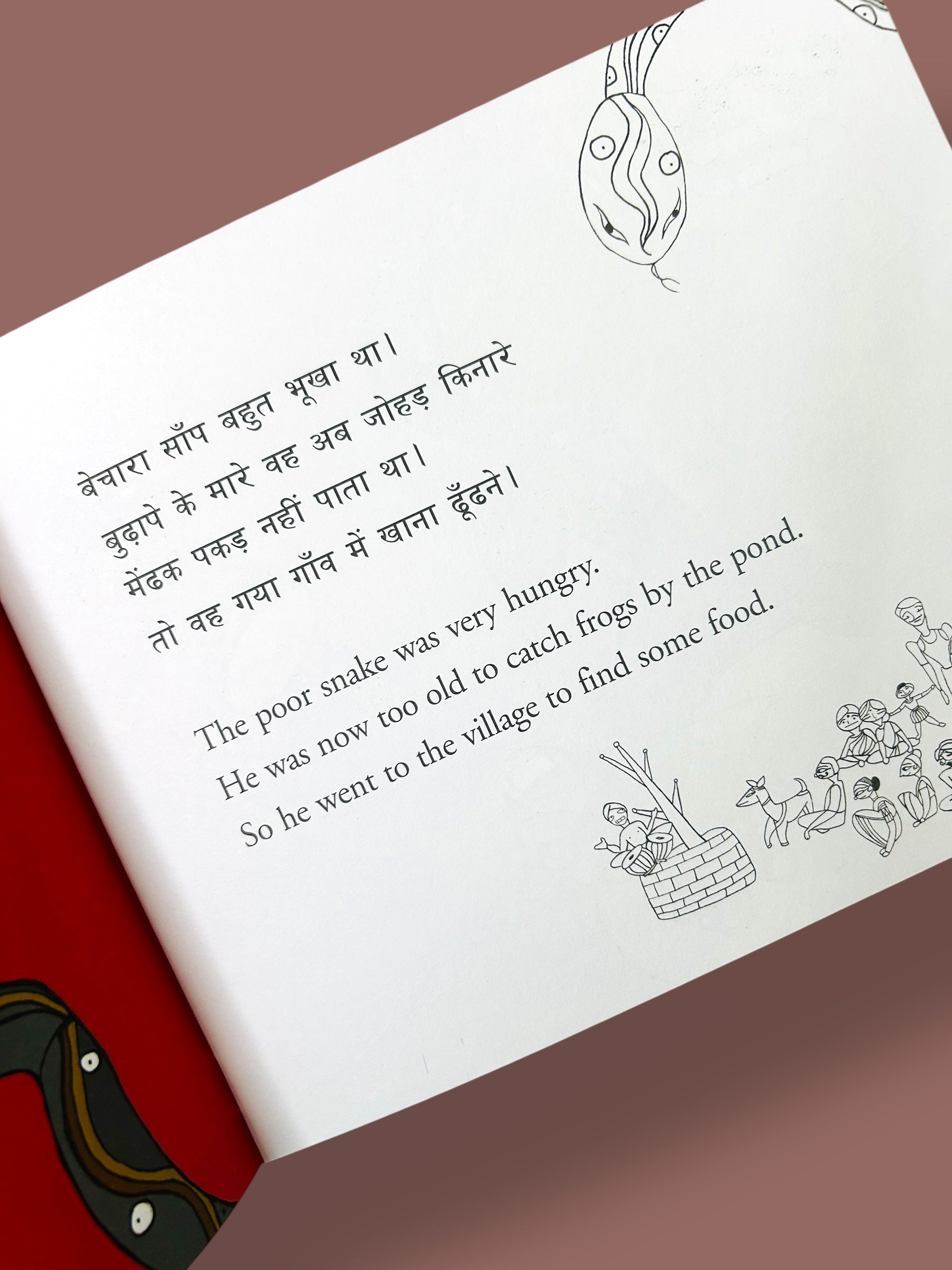 The Snake And The Frogs/Saanp Aur Mendhak (English-Hindi)