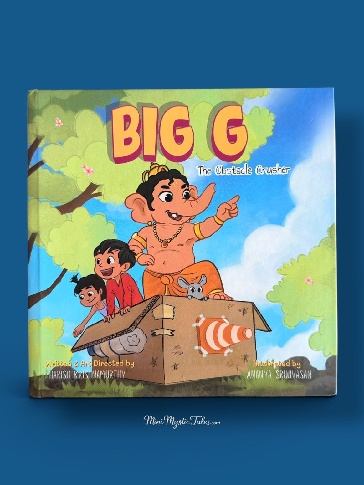 Big G The Obstacle Crusher illustrated children’s book featuring a fun and child-friendly take on Lord Ganesha.