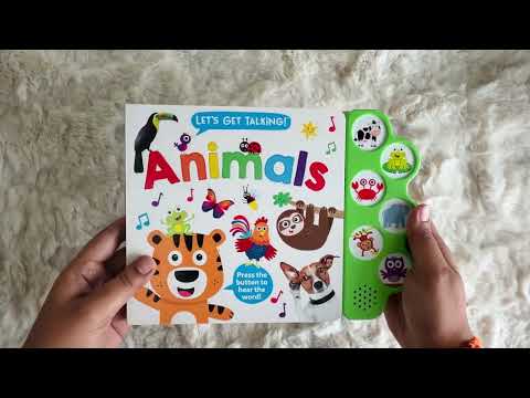 Let’s Get Talking! Animals - Kids Sound Book