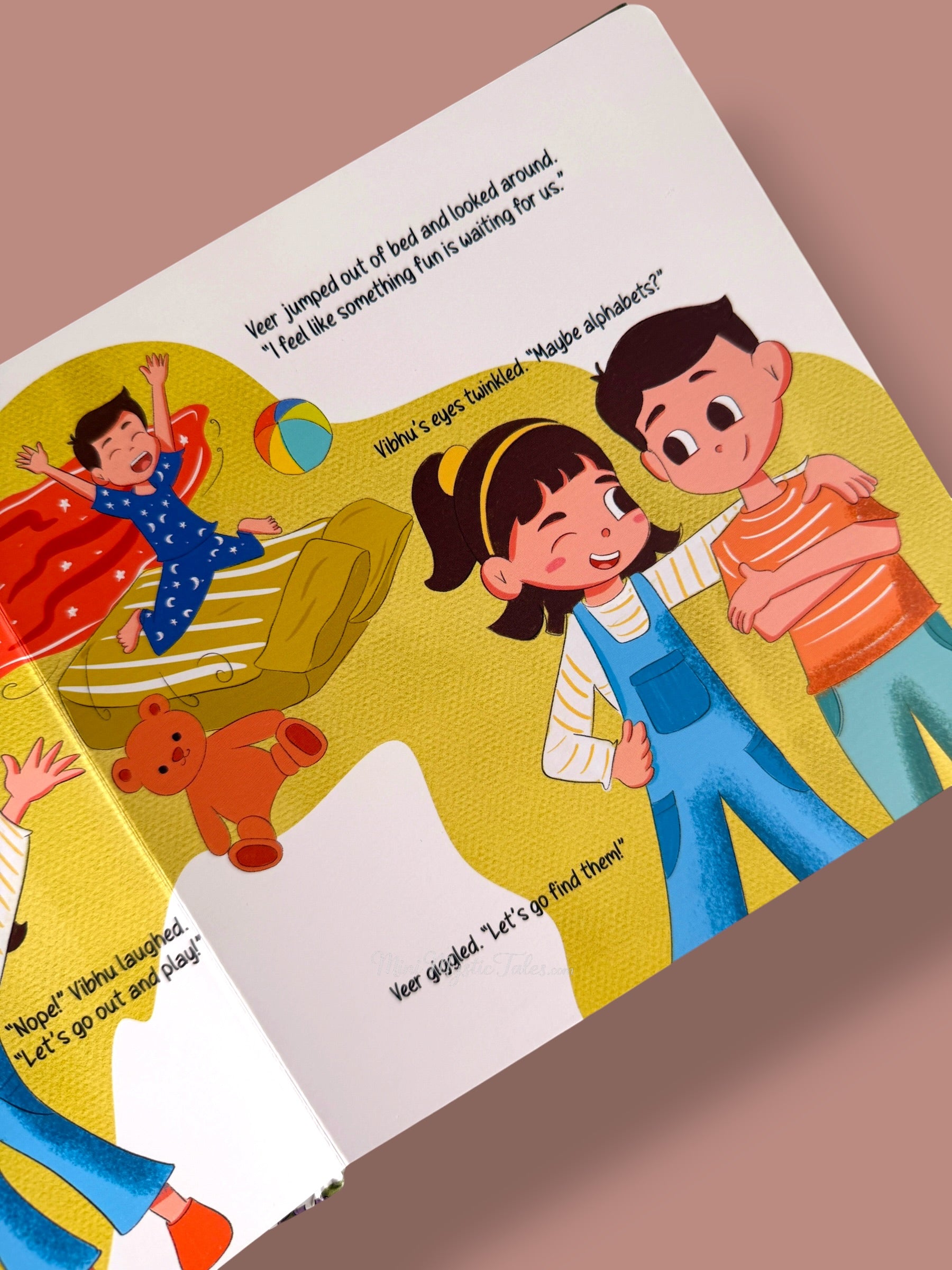 Children Veer and Vibhu begin an exciting adventure to discover meaningful actions and positive values