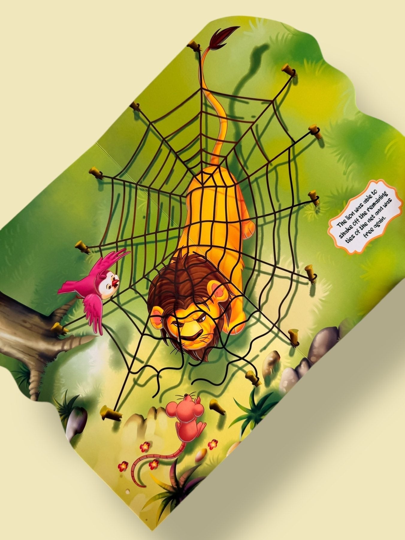 The Lion and the Mouse Story Board Book teaching children kindness, gratitude, friendship, and the lesson that even the smallest can make a big difference