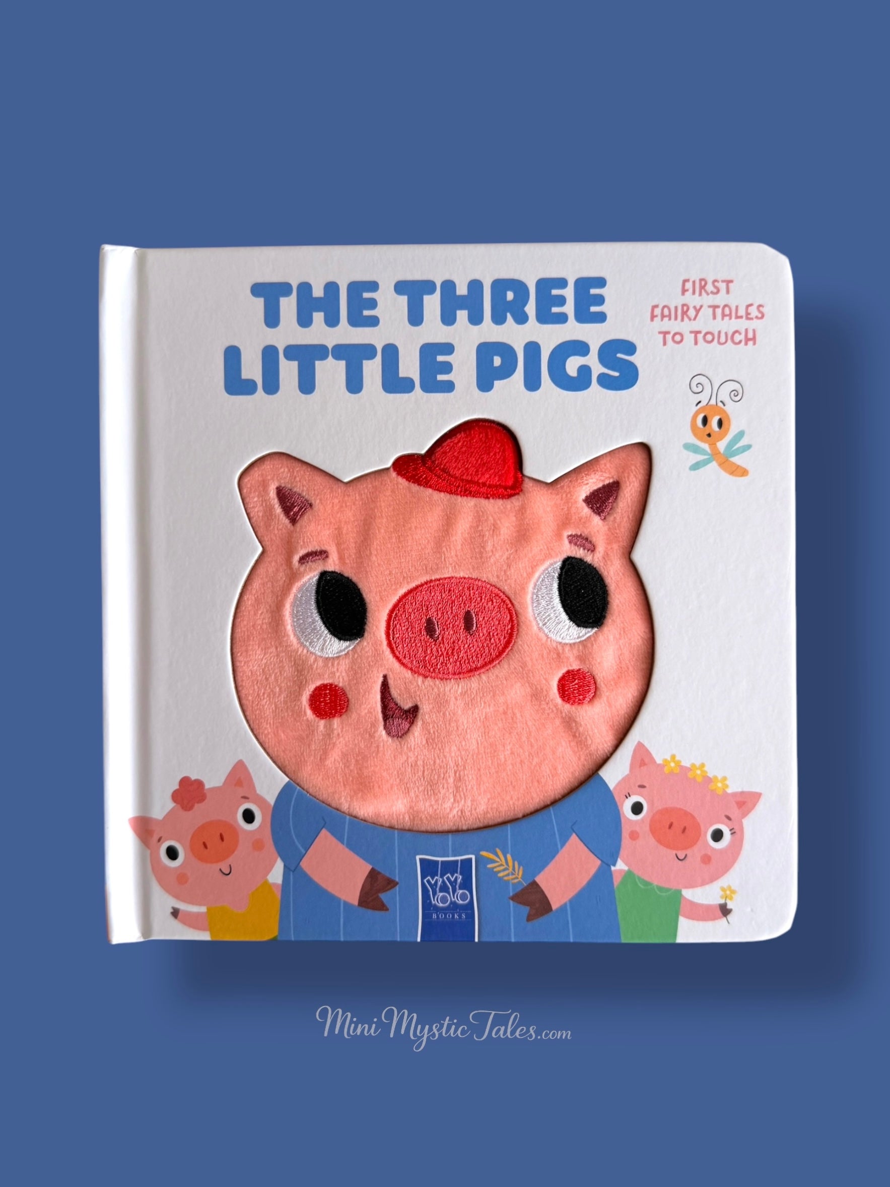 The Three Little Pigs touch and feel board book cover for toddlers and babies