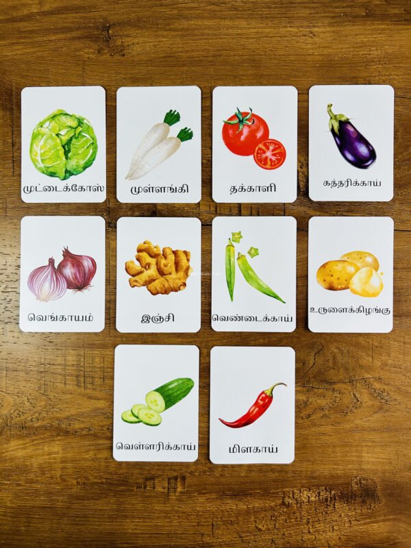 Vegetables Flashcards