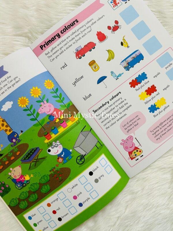 Learn with Peppa: Colours, Shapes and Patterns-Sticker Activity Book - Image 2
