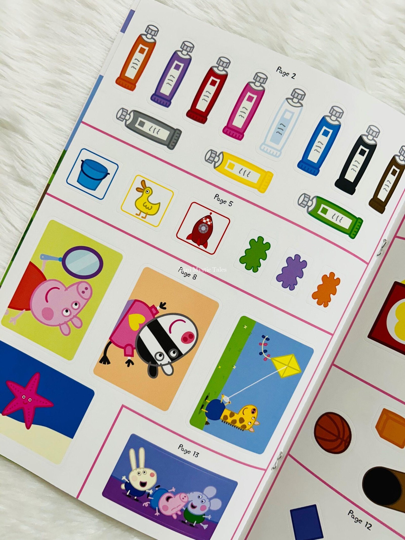 Learn with Peppa: Colours, Shapes and Patterns-Sticker Activity Book - Image 3