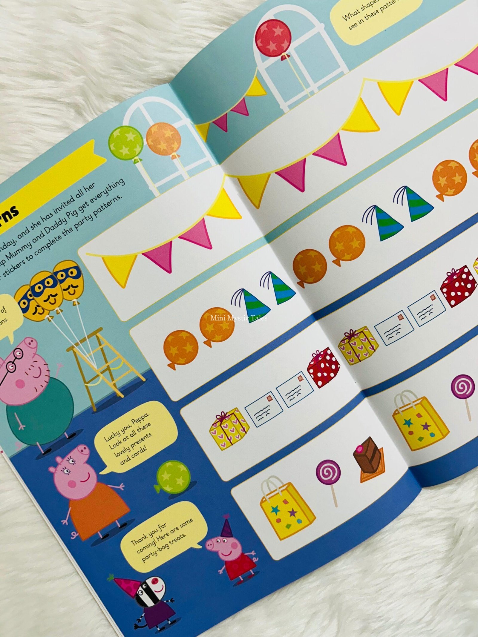Learn with Peppa: Colours, Shapes and Patterns-Sticker Activity Book - Image 4