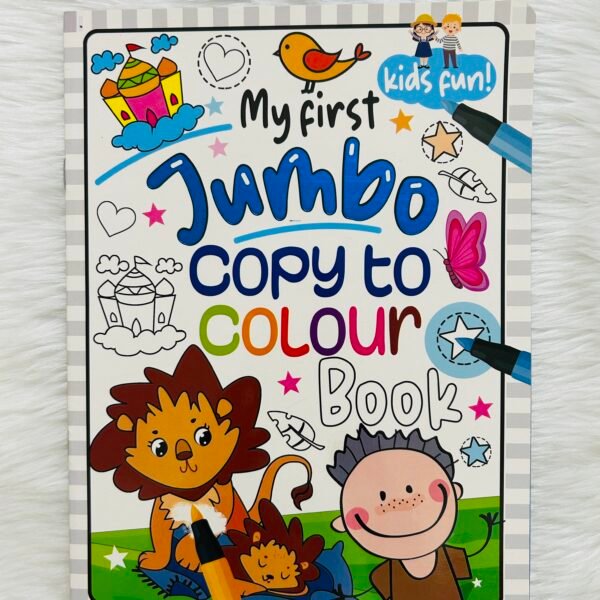 My First Jumbo - Copy to Colour Book - 1