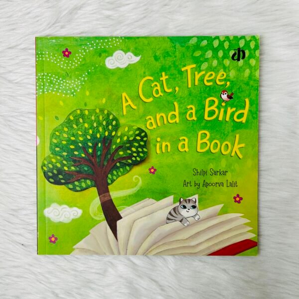 A Cat, Tree, and a Bird in a Book