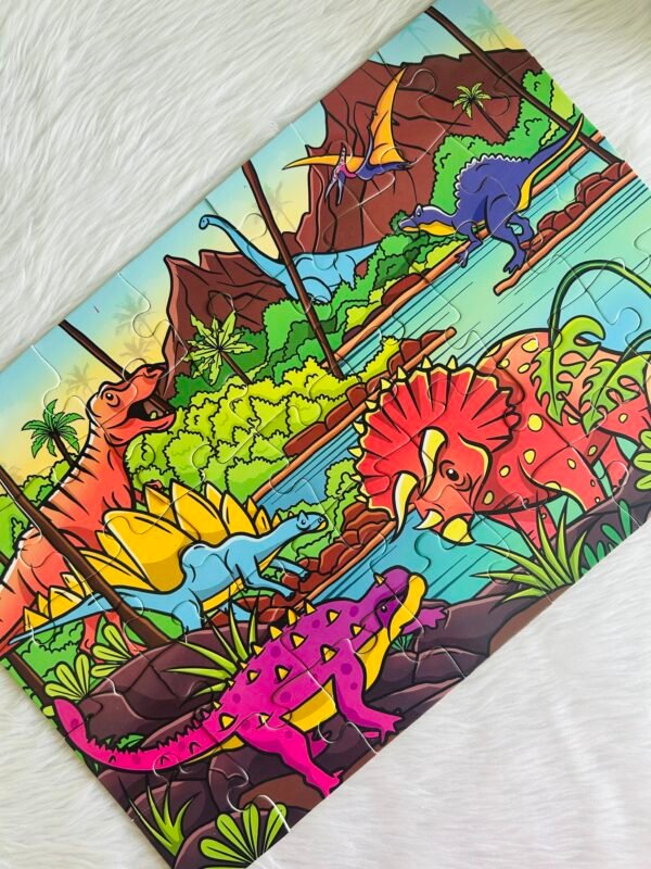 Dinosaur-Themed Jigsaw Puzzle - Image 3