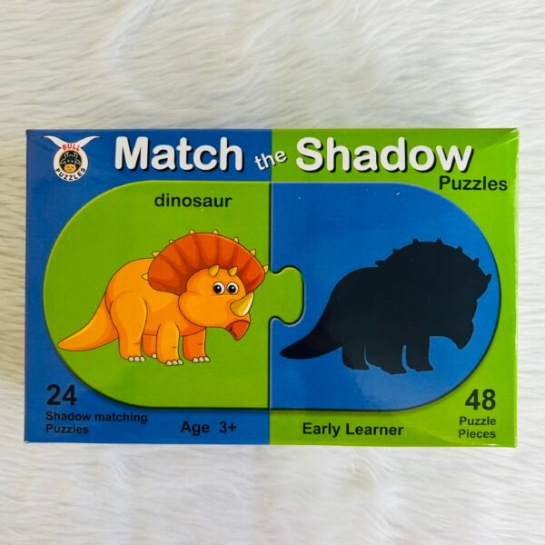 Match the shadow - 2 piece matching puzzle