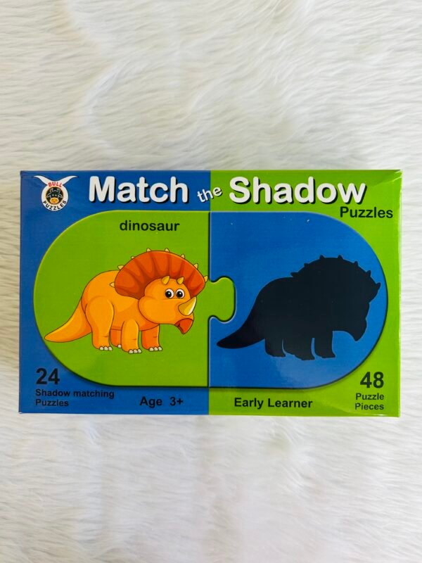 Match the shadow - 2 piece matching puzzle