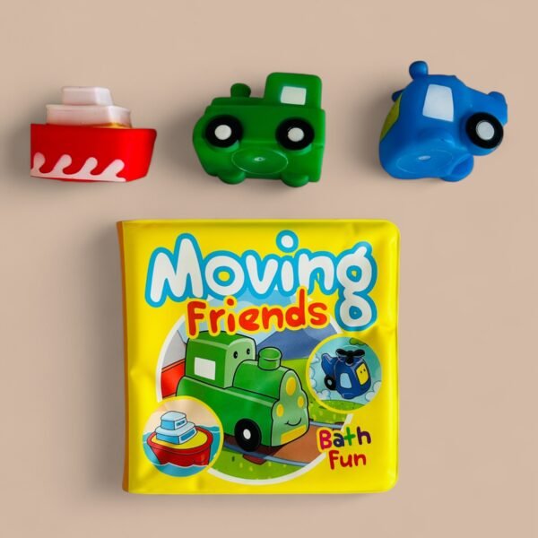 Moving Friends Bath Book with 3 Toys Pack