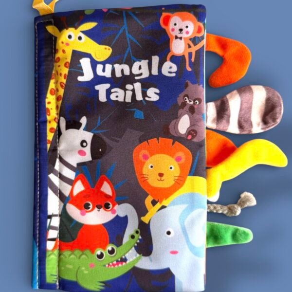 Jungle Animal Theme Printed Soft Cloth Book